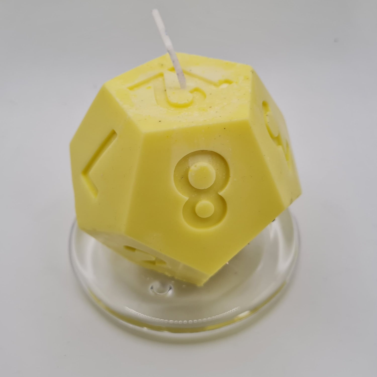Large Vanilla Scented D12 Dice Candle