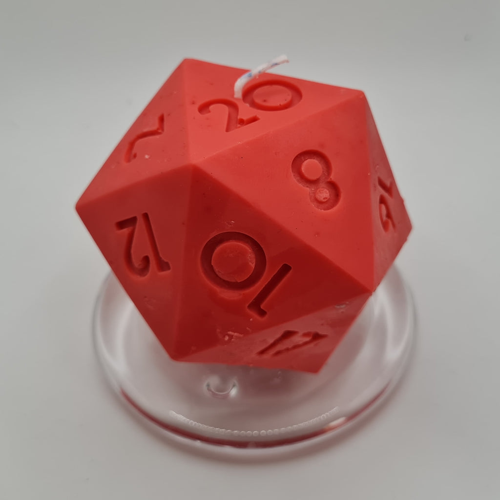 Large Vanilla Scented D20 Dice Candle