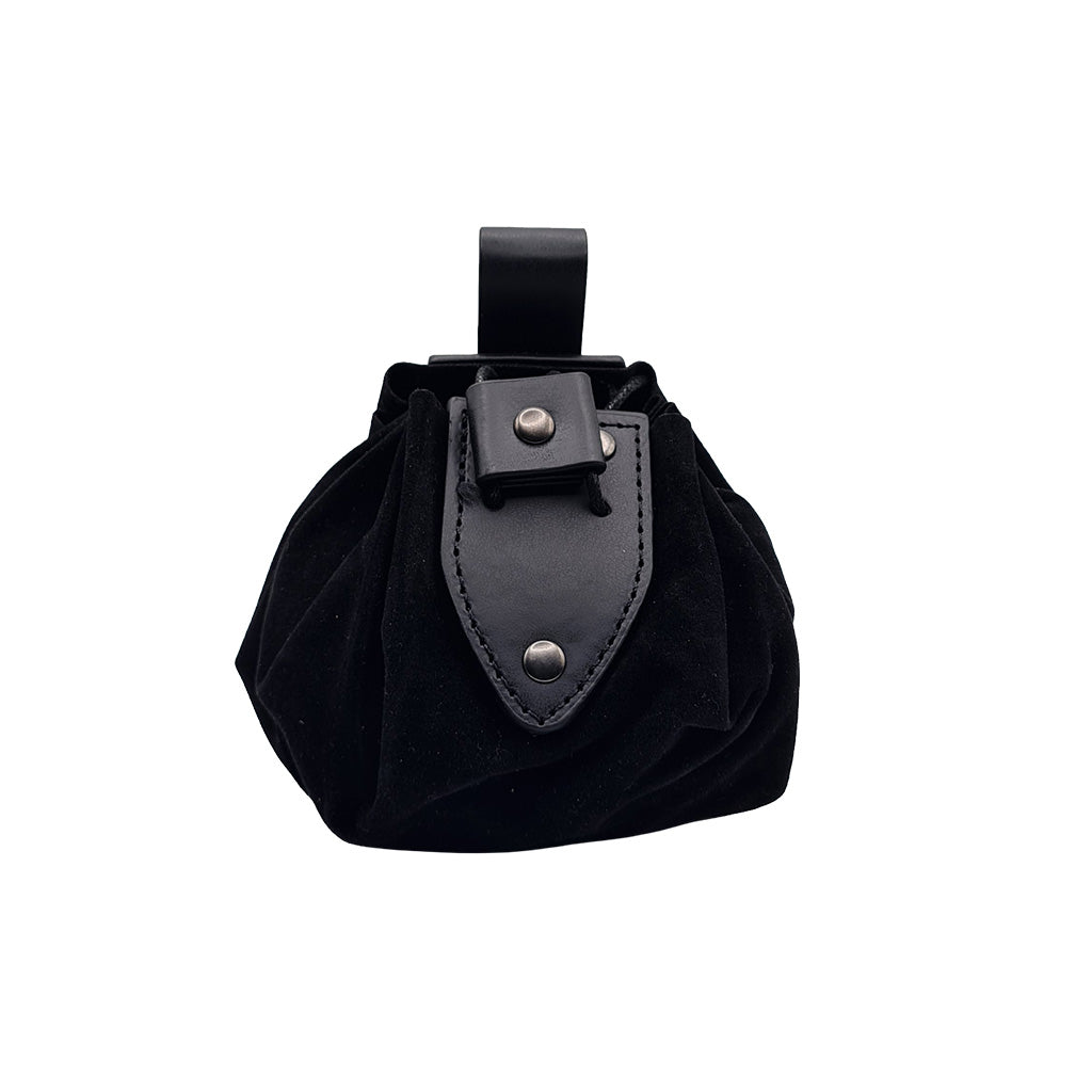 Medieval Faux Leather Drawstring Dice Bag
