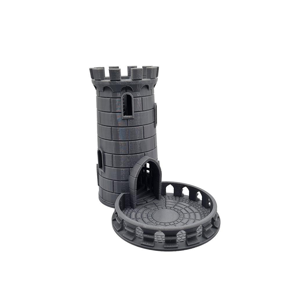 Plastic Dice Tower – Tabletop Gaming Accessory