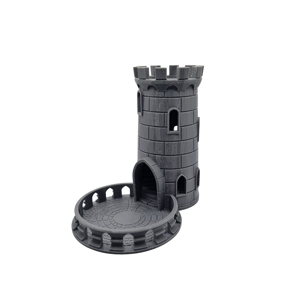 Plastic Dice Tower – Tabletop Gaming Accessory