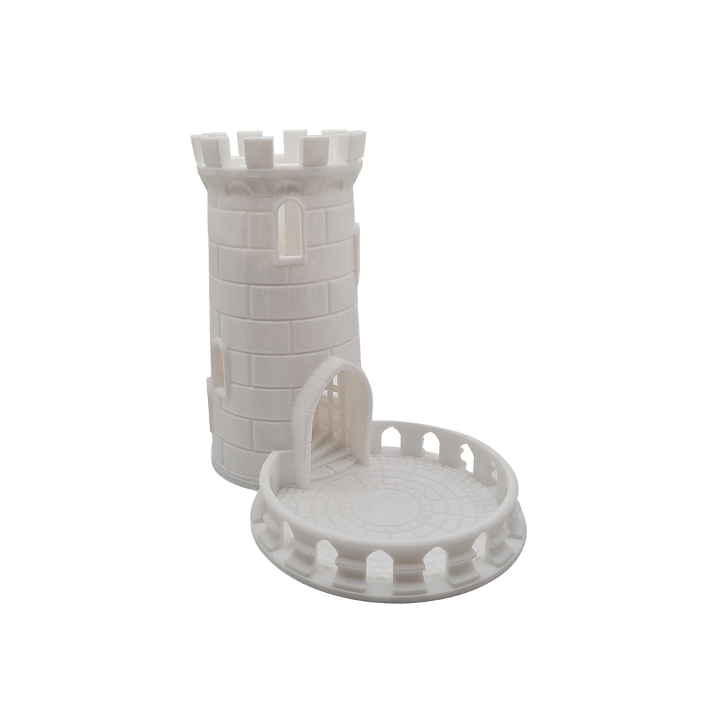 Plastic Dice Tower – Tabletop Gaming Accessory